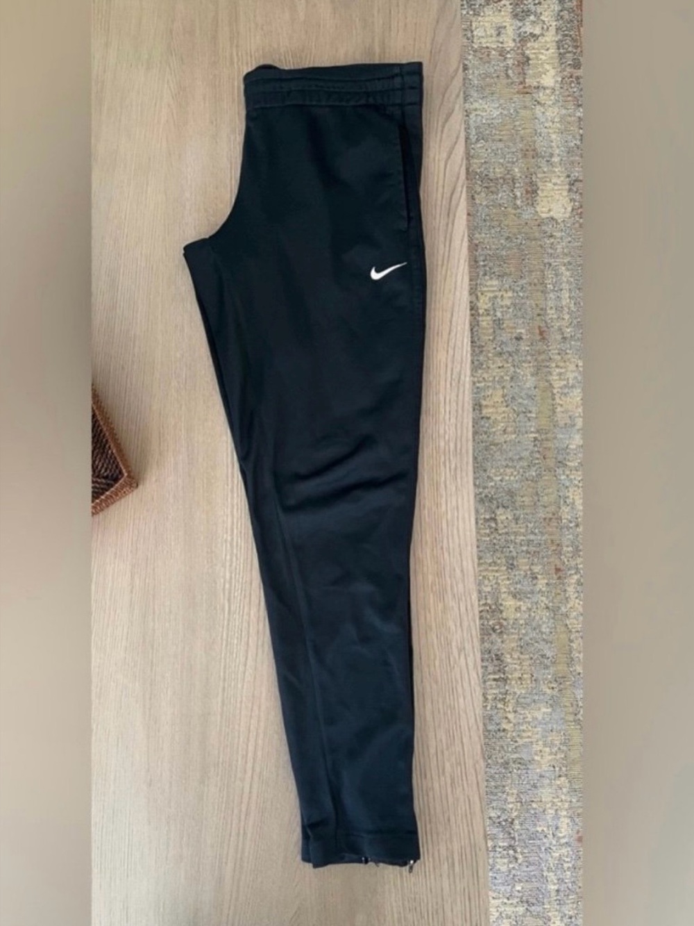Nike VINTAGE mens Black track Pants size S